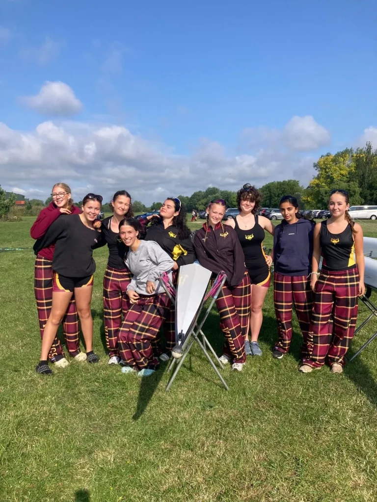 Shiplake Vikings Rowing Club girls in Loony pants Shiplake Vikings Rowing Club girls in Loony pants