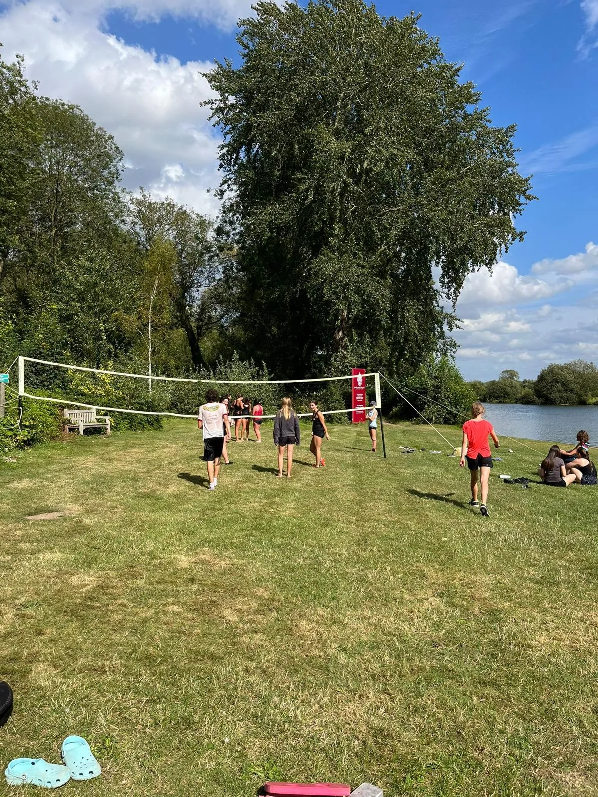 Shiplake Vikings relaxing