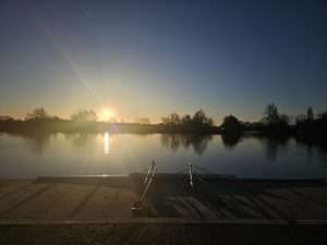 Shiplake Vikings rowing club pontoon