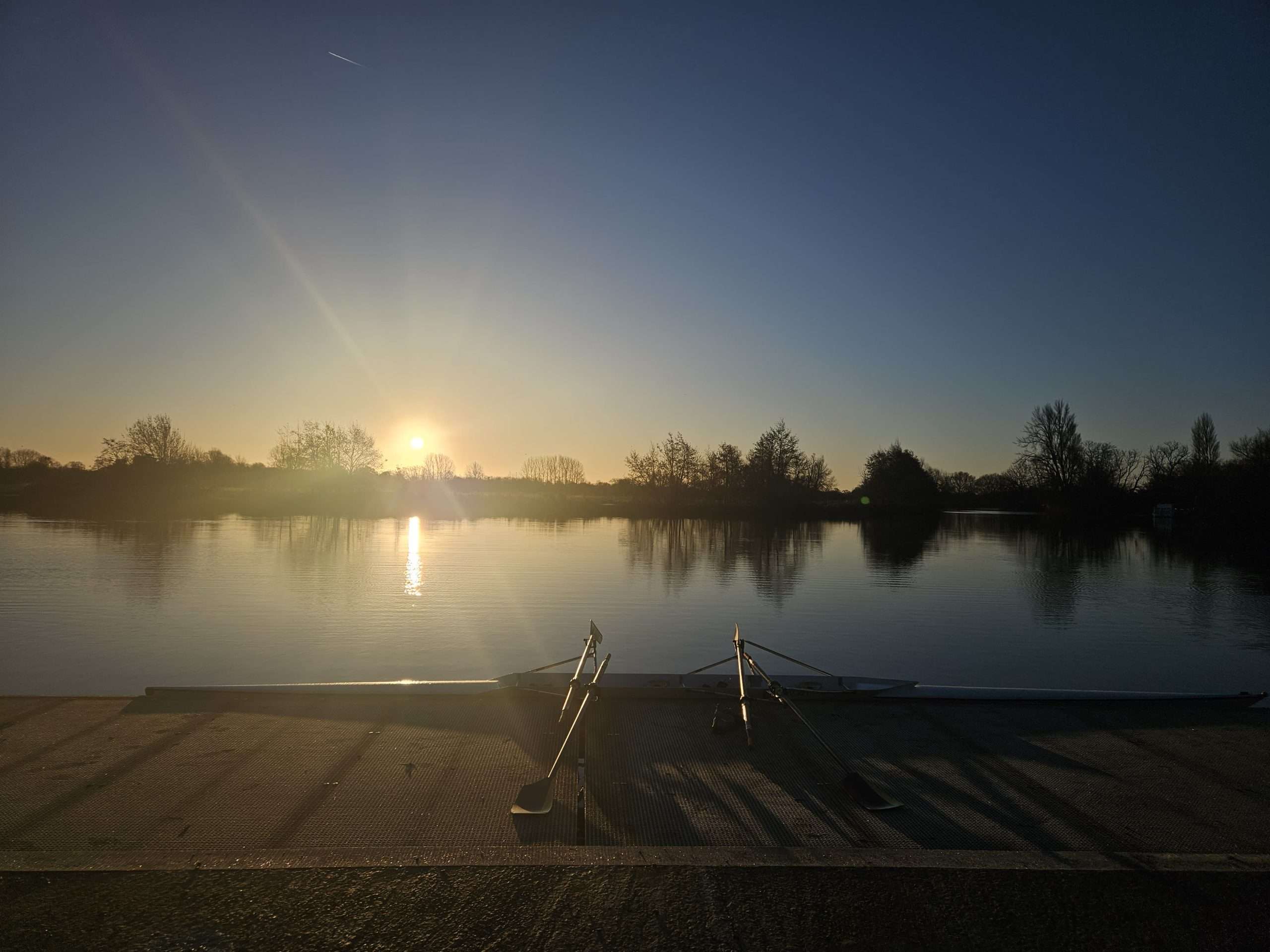 Shiplake Vikings rowing club pontoon